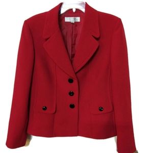 Tahari Red Blazer